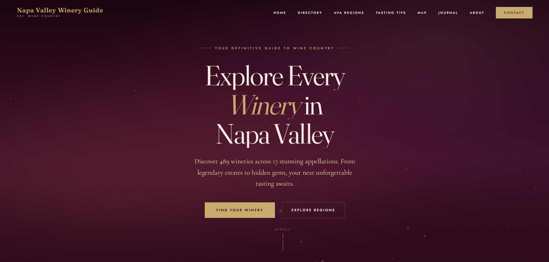 Napa Valley Winery Guide